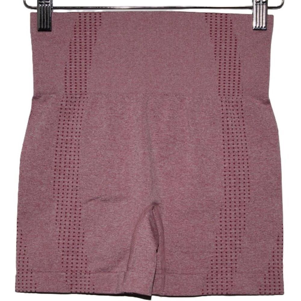 Womens Unbranded Pink High Waisted Seamless Bike Shorts Athletic Shorts Size S